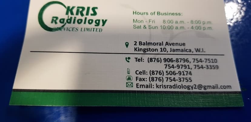 Kris Radiology Services Limited