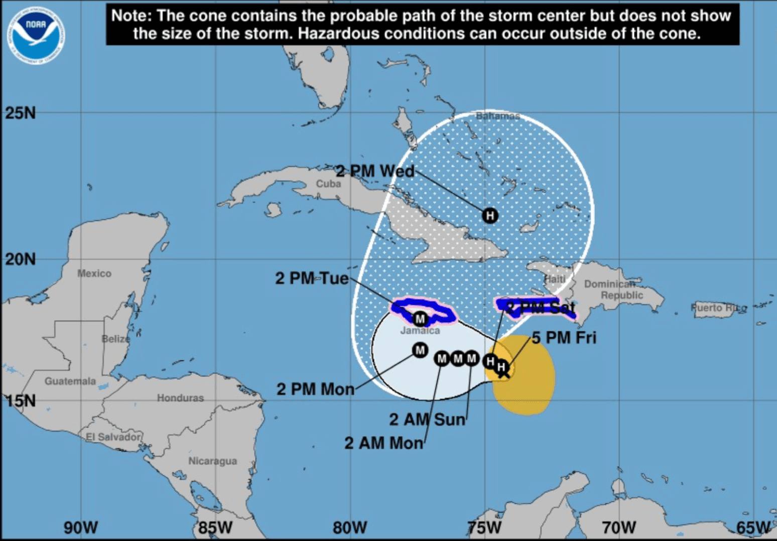 Tropical Storm Melissa Strengthens to 65 mph Winds and Drifts Northward
