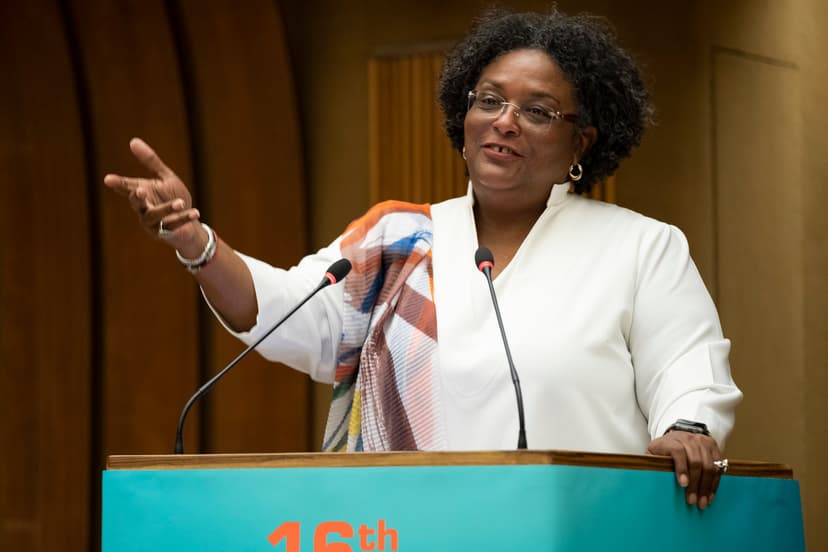 Mia Mottley Calls for International Support to Help Jamaica Rebuild After Hurricane